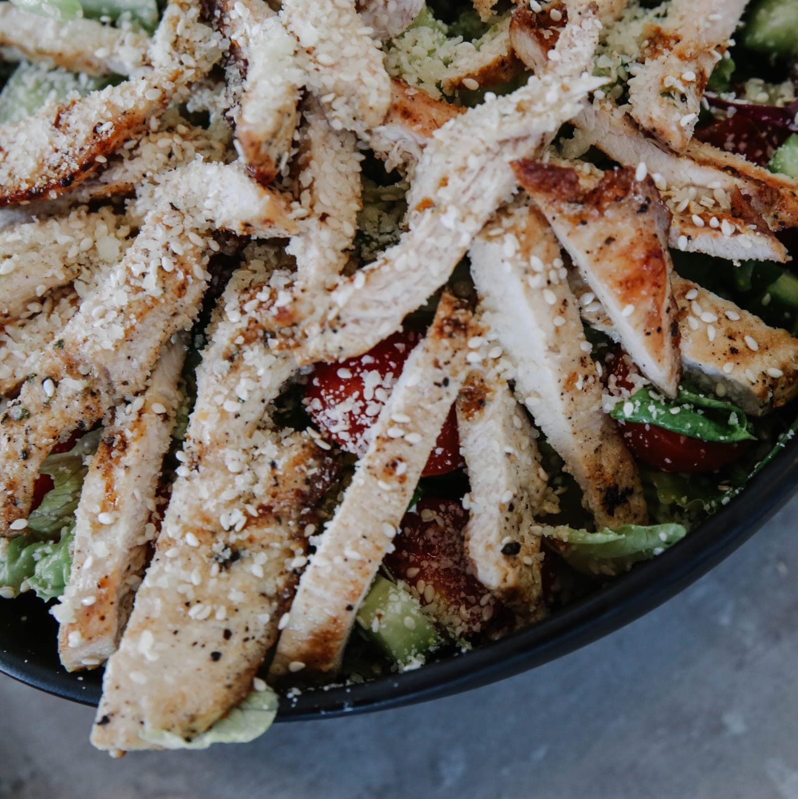 Chicken Shish Salad